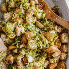 Brussel Sprout Caesar Salad Recipe Page