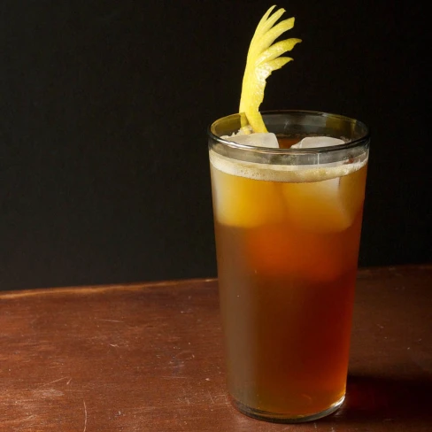 Zucca Sprezzatura (Amaro And Scotch Highball) Recipe Image