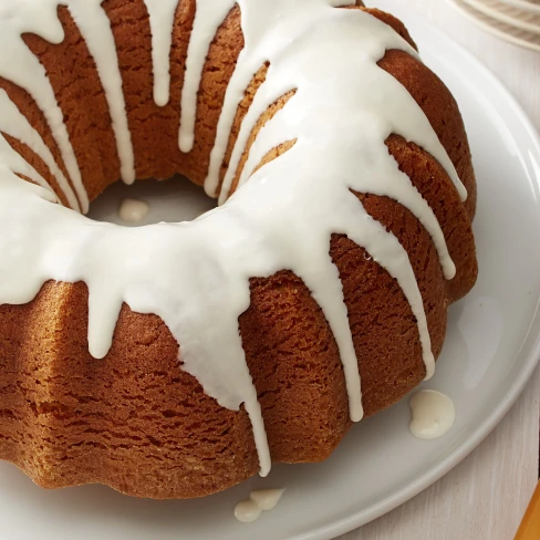 Pumpkin Bundt Cake With Cream Cheese Glaze Image