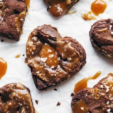 Salted Caramel Brownies Recipe Page