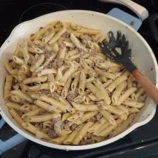 One Pot Quick And Easy Creamy Ground Beef Pasta Recipe Page