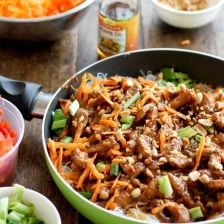 Hoisin Pork With Rice Noodles Recipe Page