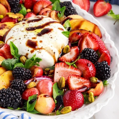 Peach Burrata Salad Image