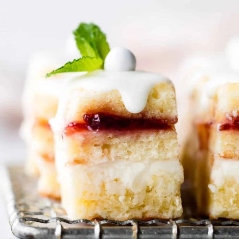 Lemon Berry Petit Fours Image