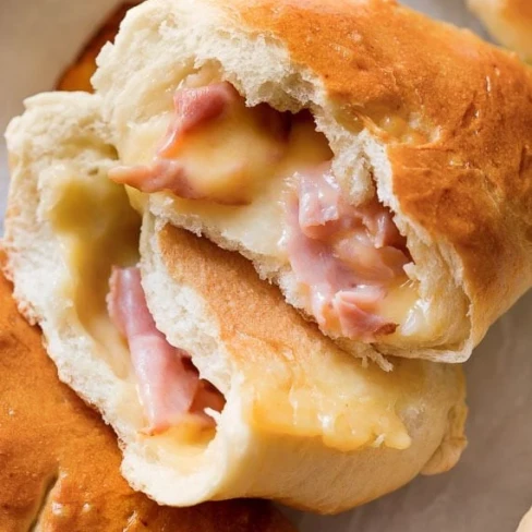 Homemade Ham &amp; Cheese Pockets Image