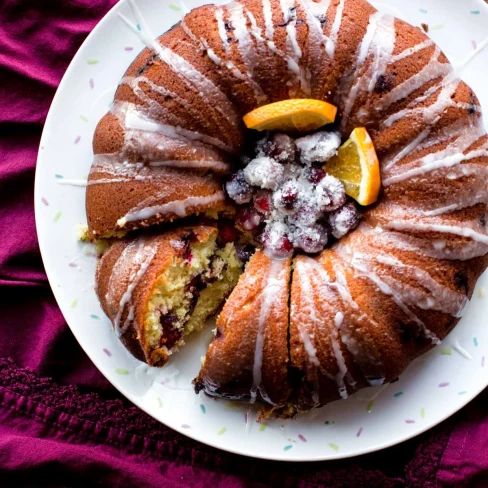 Cranberry Orange Bundt Cake Image