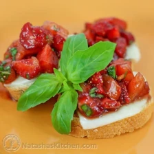 Strawberry Bruschetta Recipe Page