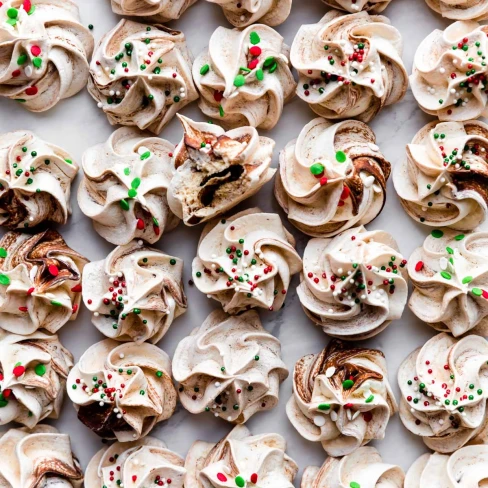 Chocolate Swirl Meringue Cookies Image