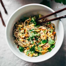 Chopped Chicken Sesame Noodle Bowls Recipe Page