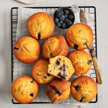 Blueberry Cornbread Muffins Recipe Page