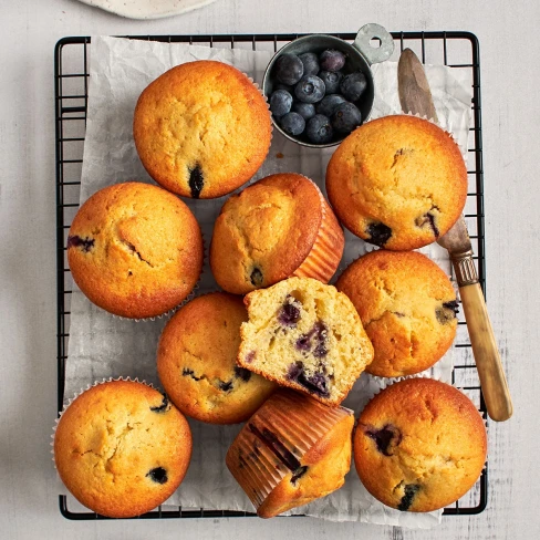 Blueberry Cornbread Muffins Image