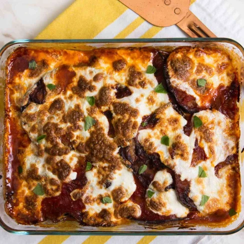 Melanzane alla Parmigiana (Italian-Style Eggplant Parmesan) Recipe Image