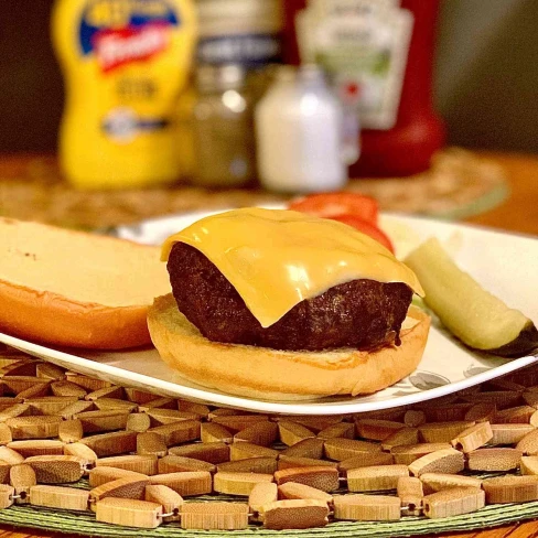 Air Fryer Cheeseburgers Image