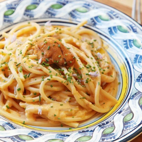 Creamy Sea Urchin (Uni) Pasta Recipe Image