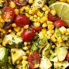 Corn Salad with Avocado Recipe Page