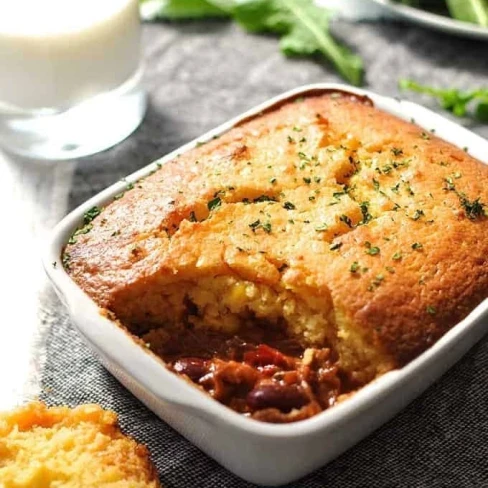 Chili Con Carne Corn Bread Pie Image