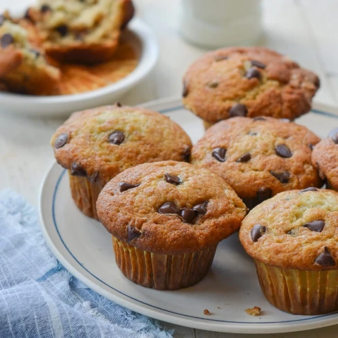 Banana Chocolate Chip Muffins Image