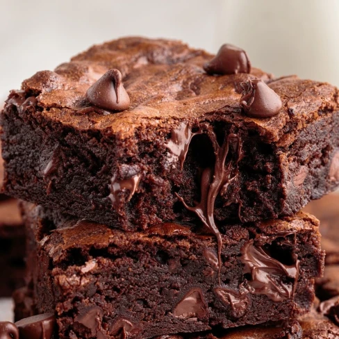 Chewy Homemade Brownies Image