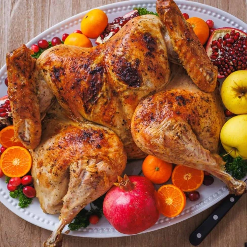 Roast Spatchcock Turkey Recipe Image