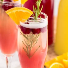 Cranberry Orange Mimosa Recipe Page