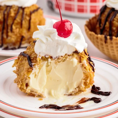 Deep Fried Ice Cream Image