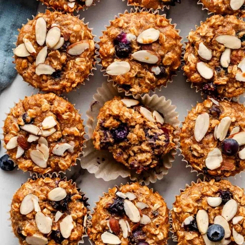 Blueberry Almond Power Muffins Image