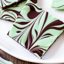 Mint Chocolate Swirl Bark Recipe Page