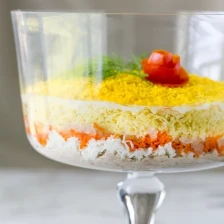 Mimosa Salad Recipe (Layered Tuna Salad) Recipe Page