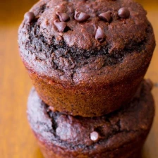 Skinny Double Chocolate Chip Muffins Recipe Page