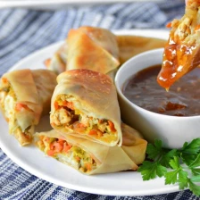 Baked Pork And Napa Cabbage Egg Rolls Recipe Page