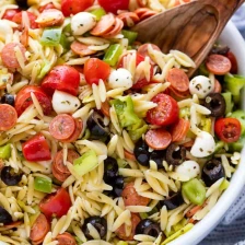 Italian Orzo Pasta Salad Recipe Page