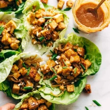 Firecracker Vegan Lettuce Wraps Recipe Page