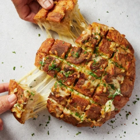 Cheesy Miso Garlic Bread Image