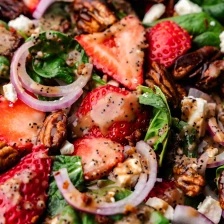 Strawberry Spinach Salad Recipe Page