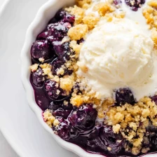 Blueberry Crumble Recipe Page