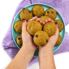 Healthy Mini Pumpkin Muffins Recipe Page