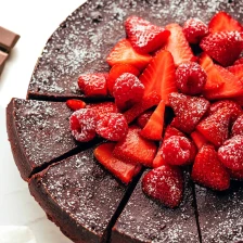 3-Ingredient Flourless Chocolate Cake Recipe Page