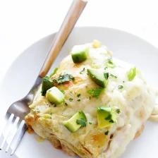 White Chicken Enchilada Casserole Recipe Page