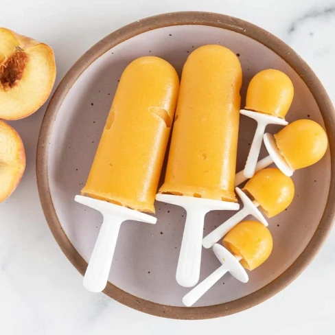 Peach Popsicles Image