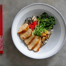 Chicken Donburi (Japanese Rice Bowl) With Spinach Recipe Recipe Page