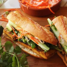 Grilled Lemongrass- and Coriander-Marinated Vegan Tofu Banh Mi Recipe Recipe Page