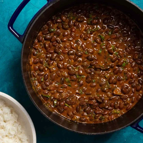 Njahi (Kenyan Black Beans) in Coconut Sauce  Image