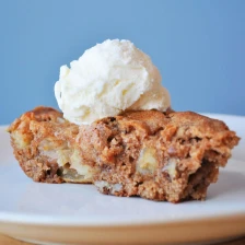 Skillet Apple Brownie Recipe Page