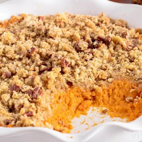 Streusel Topped Sweet Potato Casserole Image