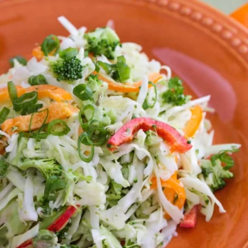 Cabbage and Bell Pepper Salad Image