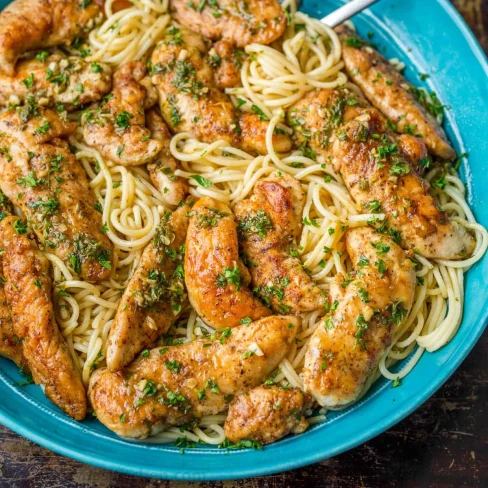 Chicken Scampi Pasta Recipe Image