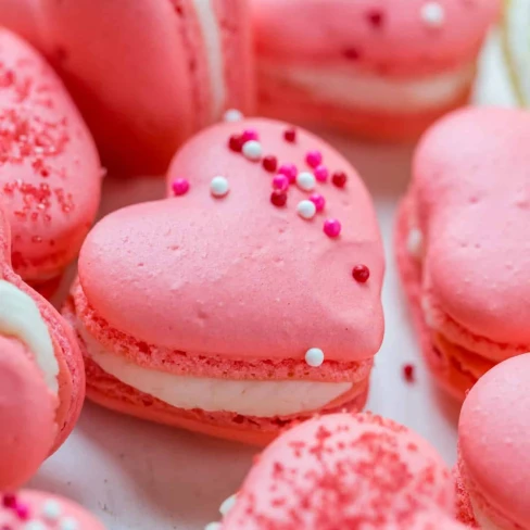 Heart Macarons with Lemon Buttercream (VIDEO Recipe) Image