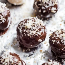 Naturally Sweet Dark Chocolate Coconut Bites Recipe Page