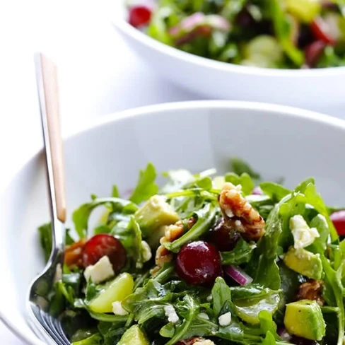 Grape, Avocado and Arugula Salad Image