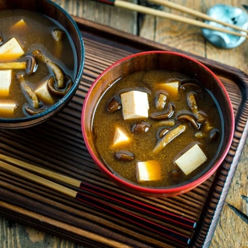 Nameko Mushroom Miso Soup Image